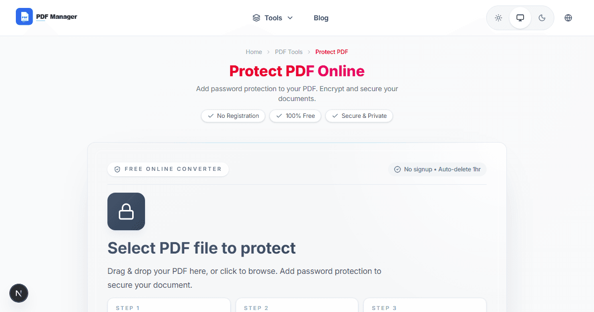 How to Password Protect a PDF (Free, Online)
